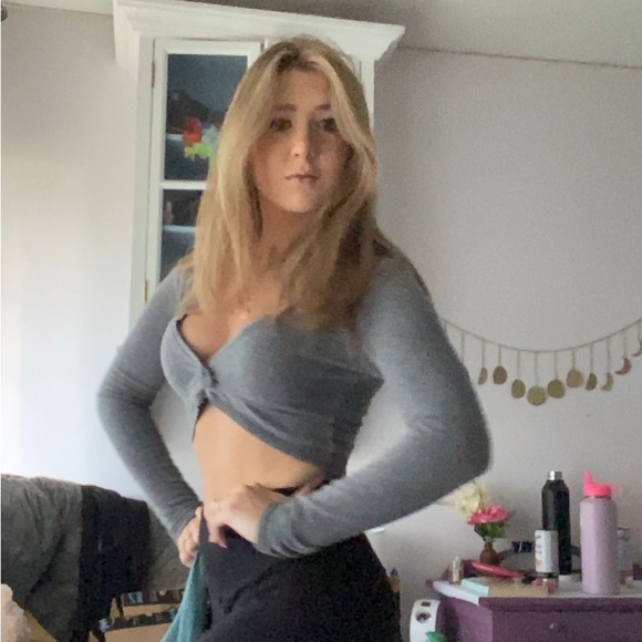 Girl Shirt grey - Picture 2 of 7